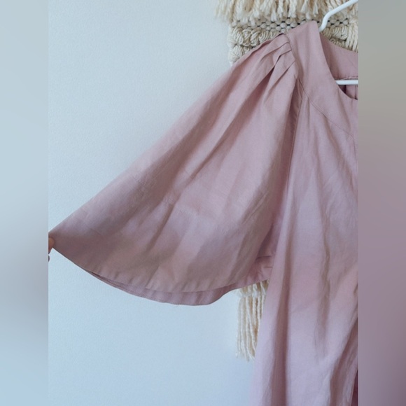 Pomander Place Tuckernuck Orchid Pink Finley Flutter Sleeve Dress Women's Size M - Picture 3 of 6